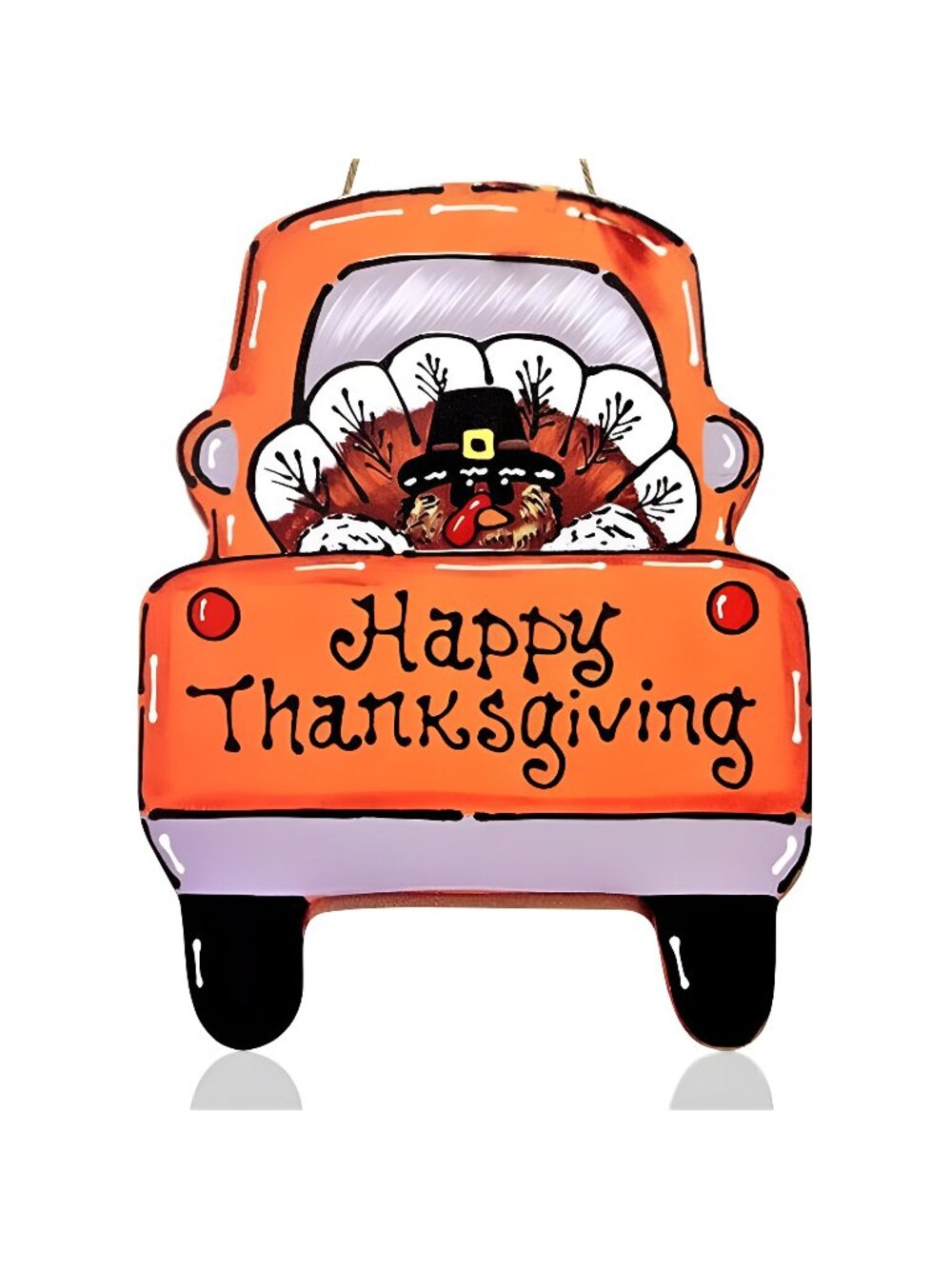Happy Thanksgiving Decor Thanksgiving Turkey Door Sign Wooden Turkey Door